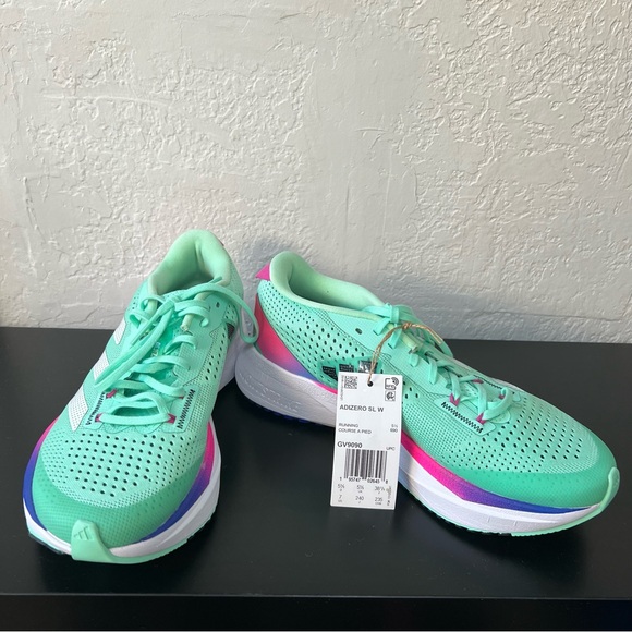 adidas Shoes - Adidas Adizero SL Running Shoes Pulse Mint Zero Metallic Size 7